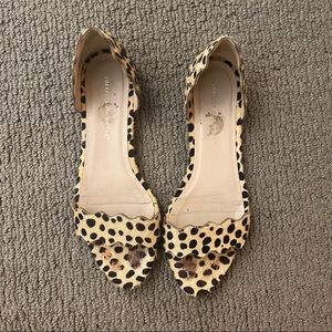 Loeffler Randall cheetah dorsay sandals